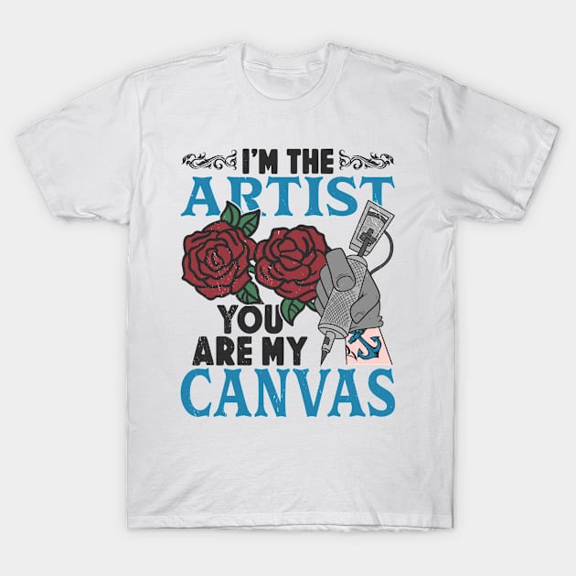 Tattoo Artist Art Lovers Tattoo Gun Inks T-Shirt by Tom´s TeeStore